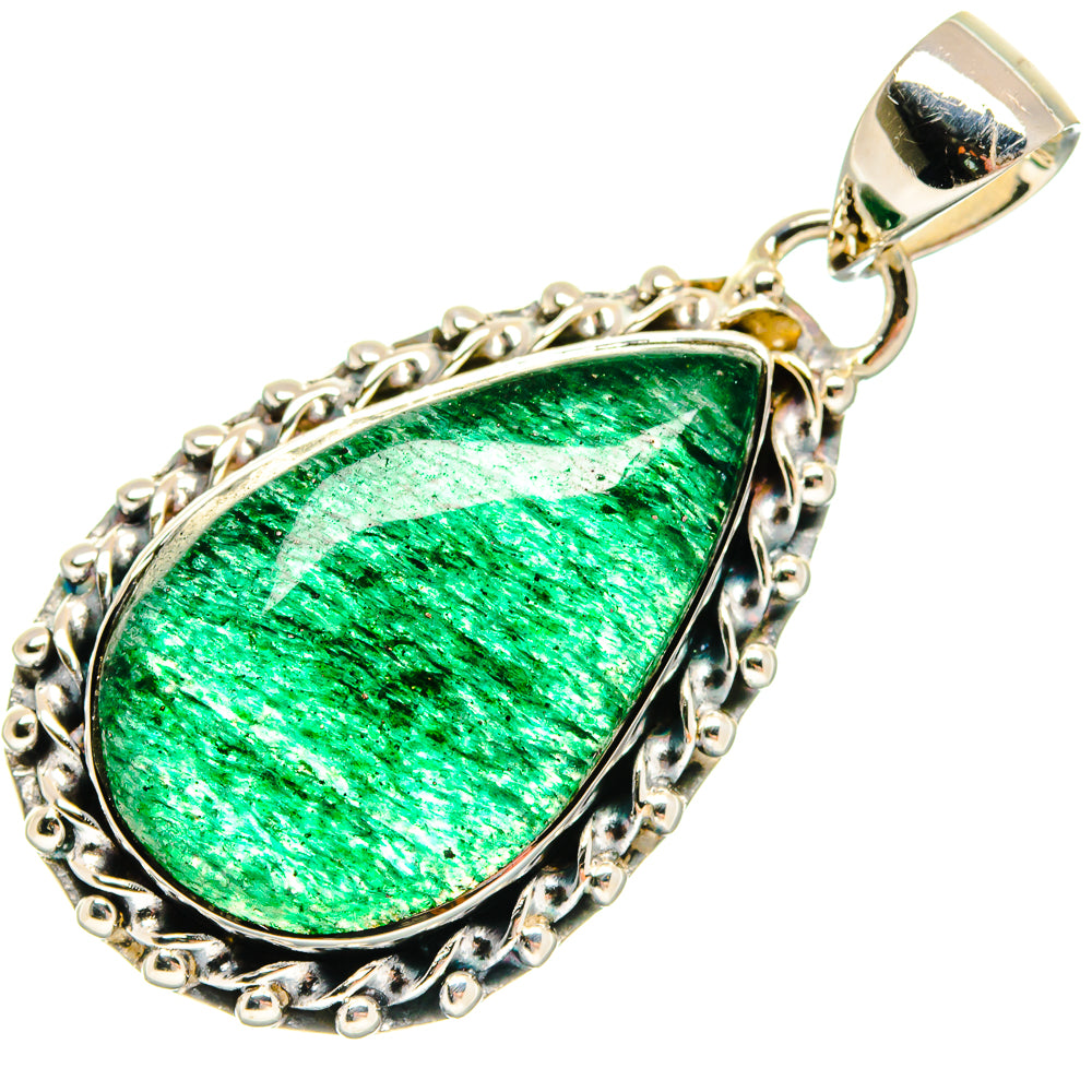 Green Aventurine Pendants handcrafted by Ana Silver Co - PD18440