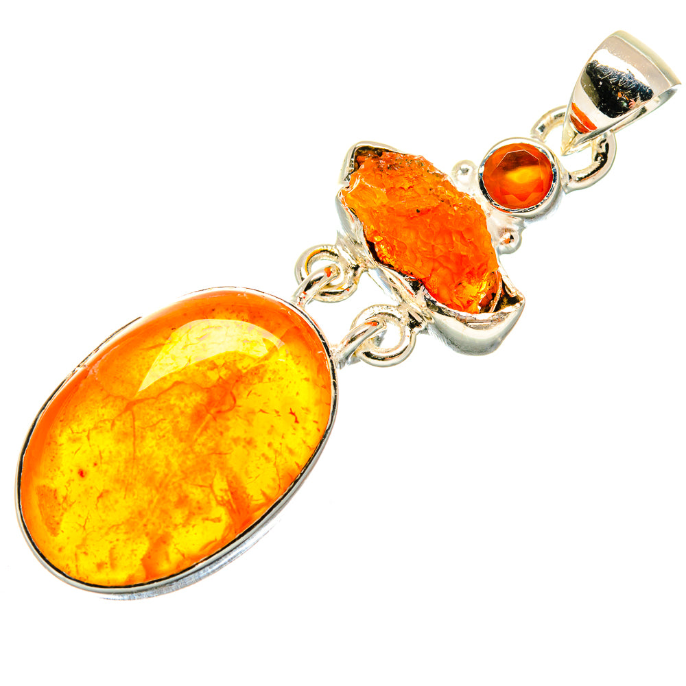 Carnelian Pendants handcrafted by Ana Silver Co - PD18443