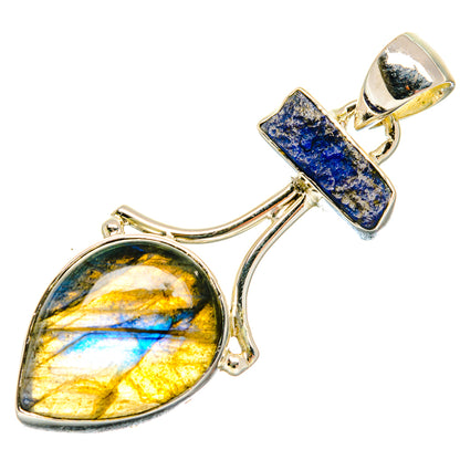 Labradorite Pendants handcrafted by Ana Silver Co - PD18445