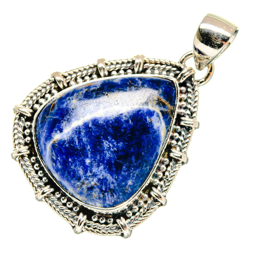 Sodalite Pendants handcrafted by Ana Silver Co - PD18450