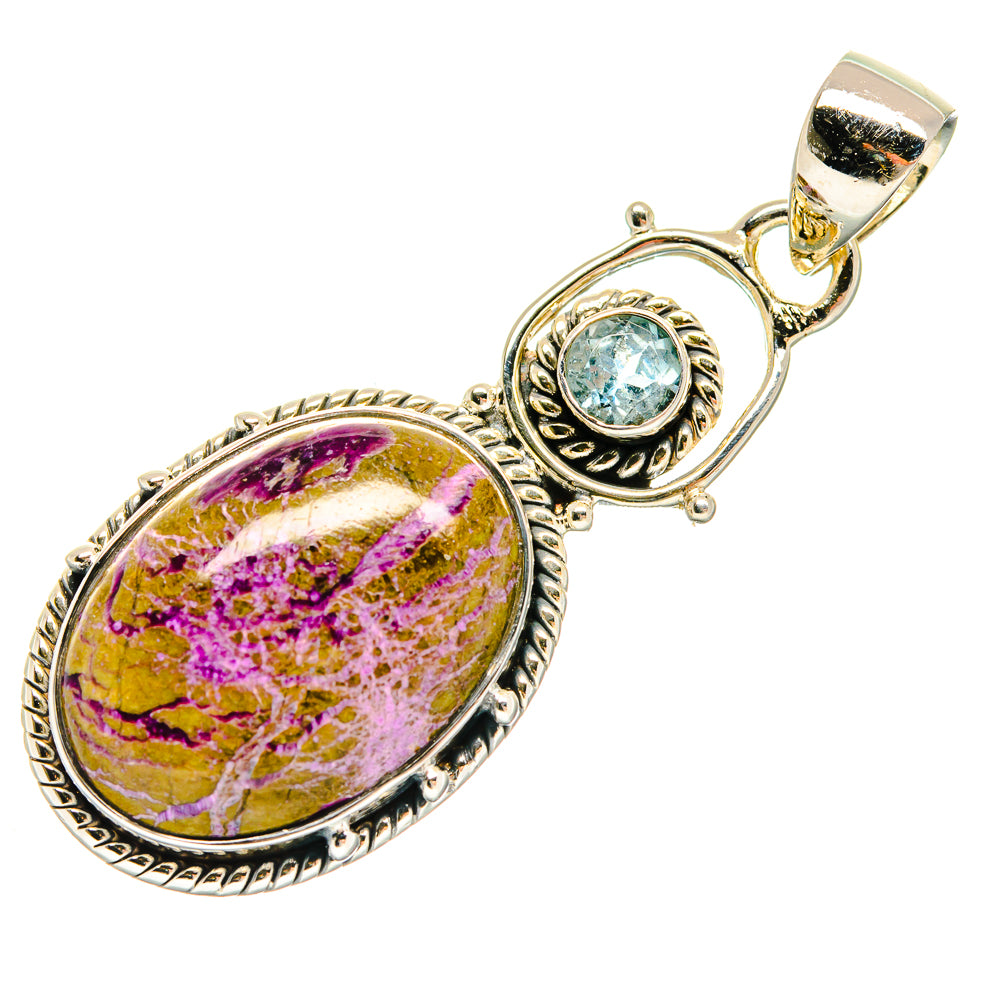 Stichtite Pendants handcrafted by Ana Silver Co - PD18451