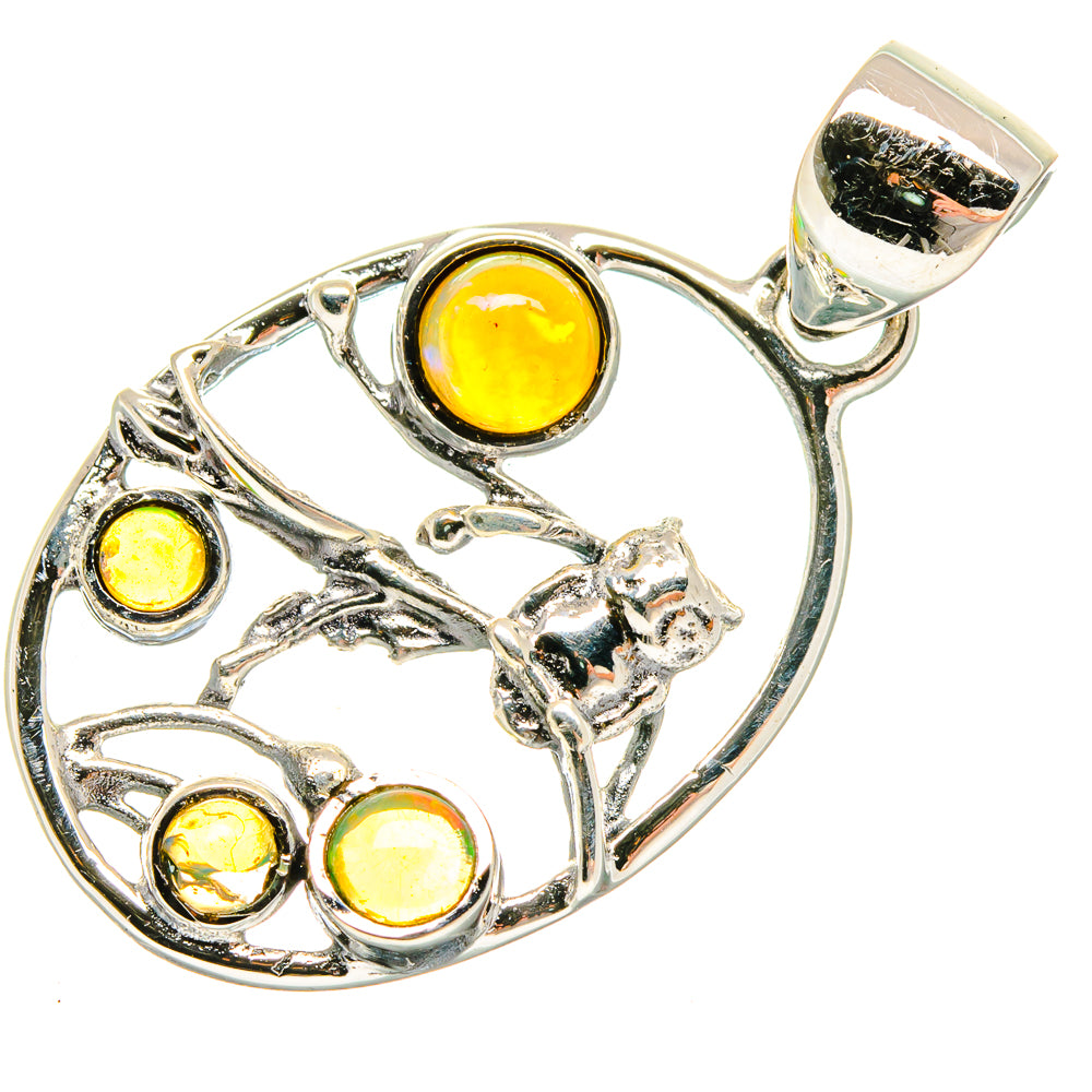 Ethiopian Opal Pendants handcrafted by Ana Silver Co - PD18453