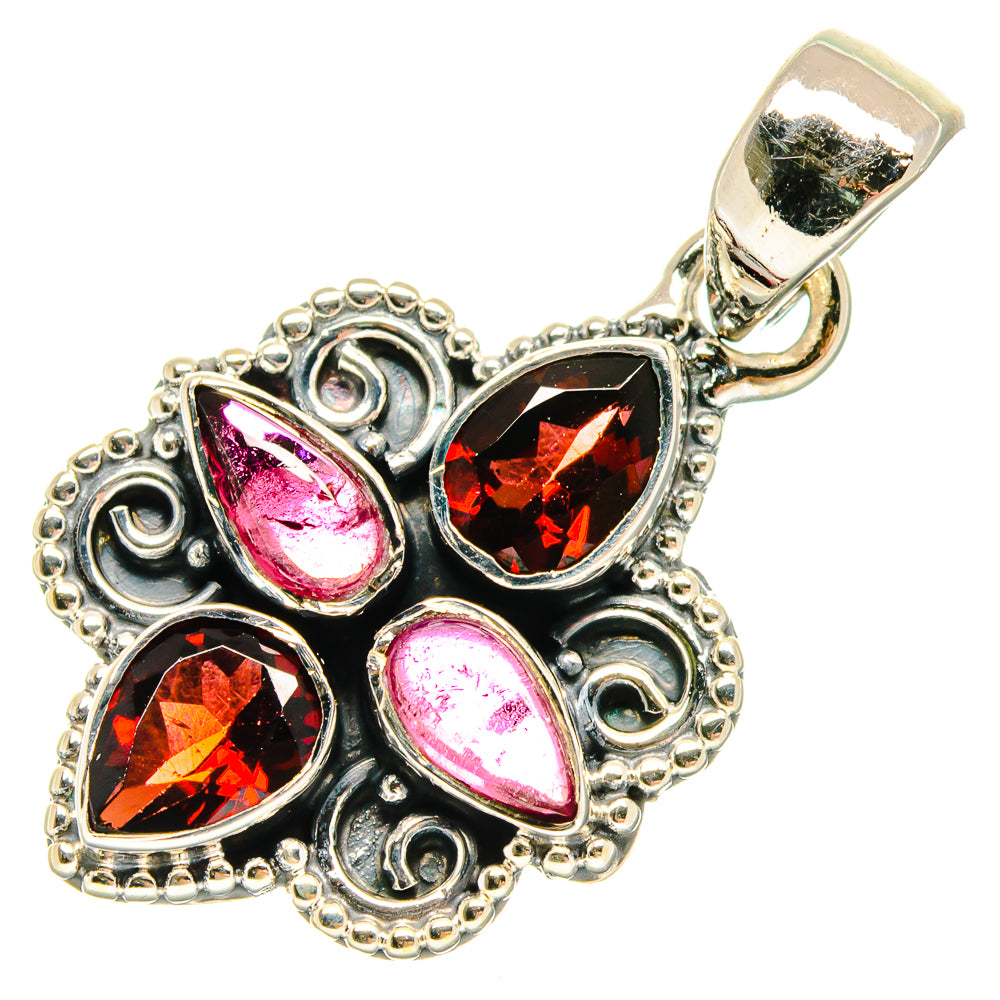 Garnet Pendants handcrafted by Ana Silver Co - PD18455