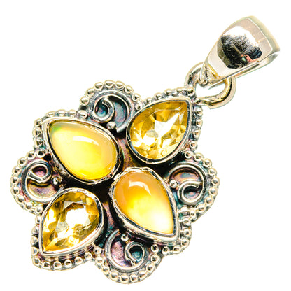 Ethiopian Opal Pendants handcrafted by Ana Silver Co - PD18458