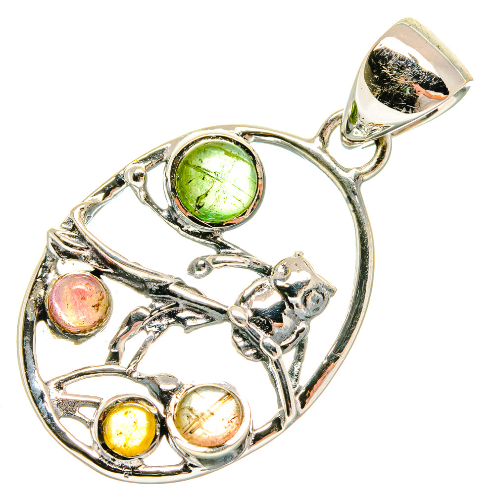 Tourmaline Pendants handcrafted by Ana Silver Co - PD18459
