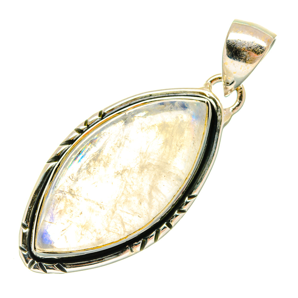 Rainbow Moonstone Pendants handcrafted by Ana Silver Co - PD18466