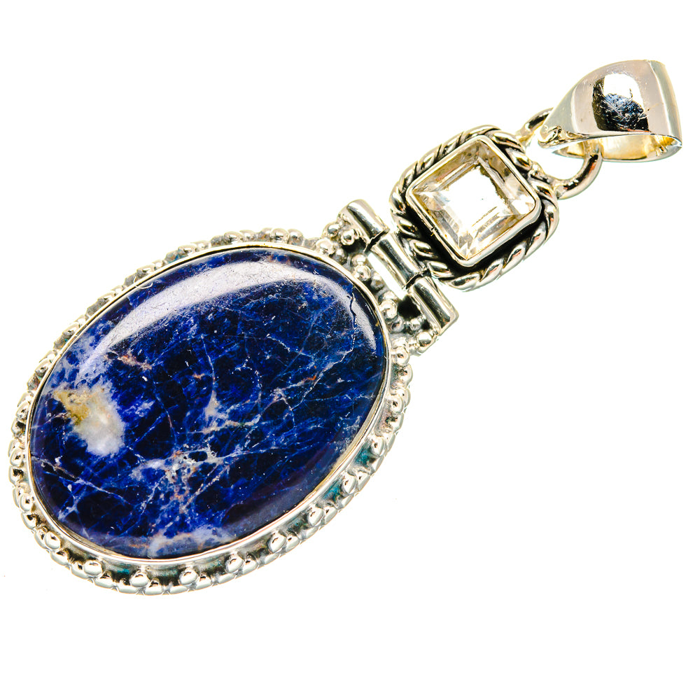 Sodalite Pendants handcrafted by Ana Silver Co - PD18470