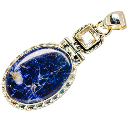 Sodalite Pendants handcrafted by Ana Silver Co - PD18470