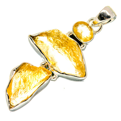 Citrine Pendants handcrafted by Ana Silver Co - PD18490