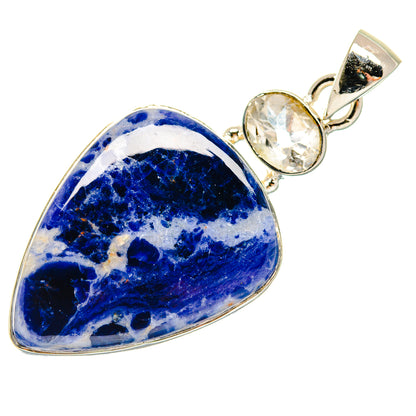 Sodalite Pendants handcrafted by Ana Silver Co - PD18493