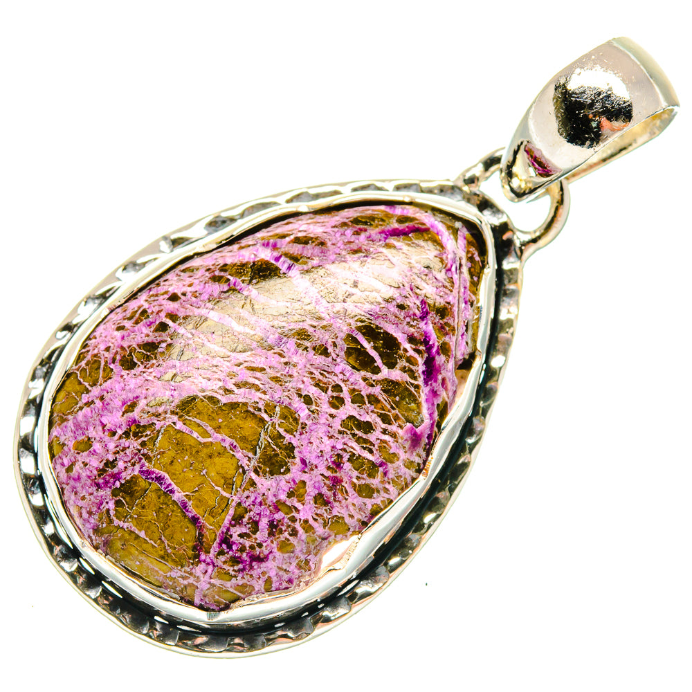 Stichtite Pendants handcrafted by Ana Silver Co - PD18497