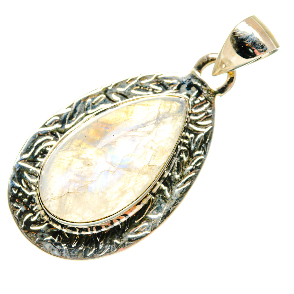 Rainbow Moonstone Pendants handcrafted by Ana Silver Co - PD18500
