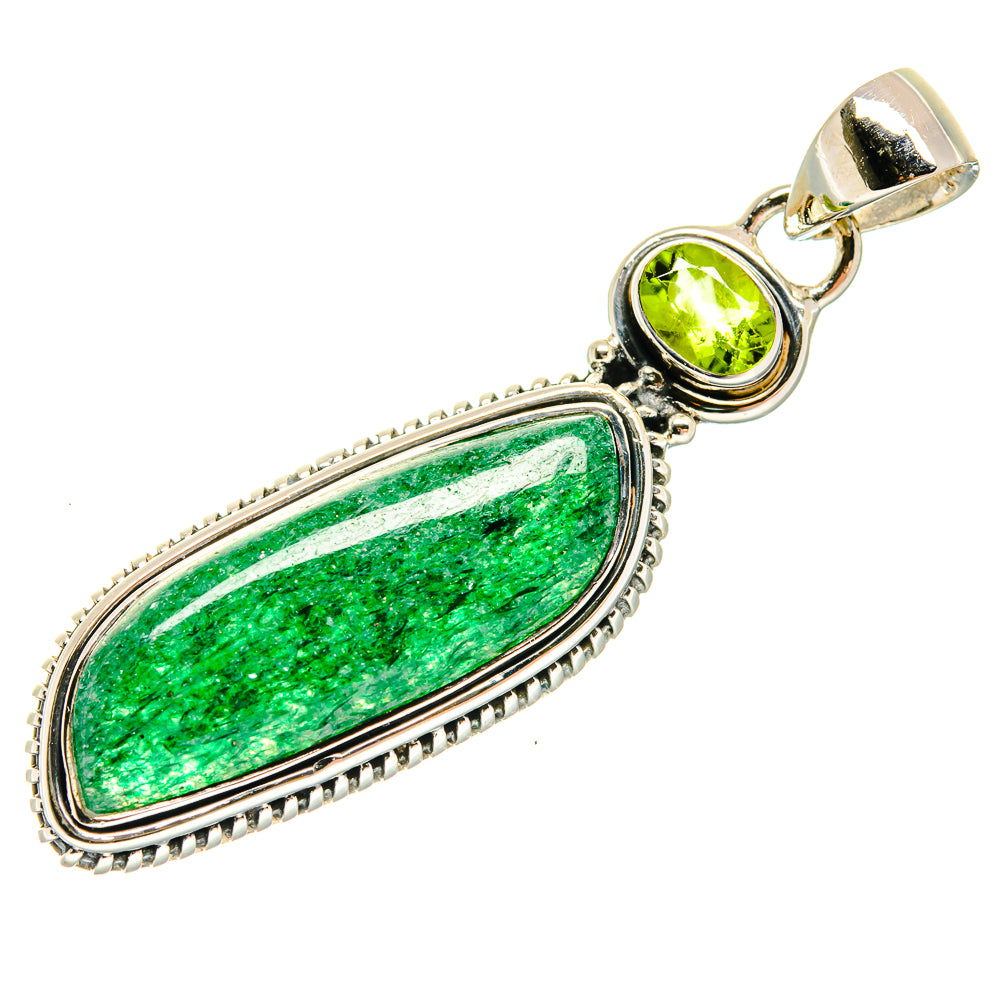 Green Aventurine Pendants handcrafted by Ana Silver Co - PD18502