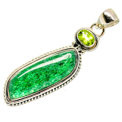 Green Aventurine Pendants handcrafted by Ana Silver Co - PD18502
