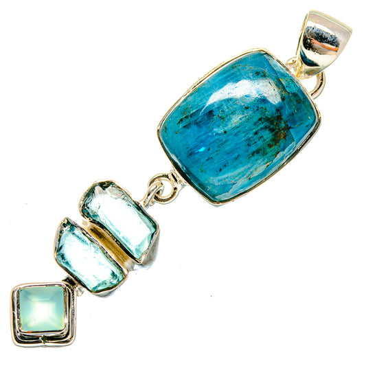 Chrysocolla Pendants handcrafted by Ana Silver Co - PD18507