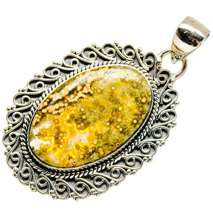 Ocean Jasper Pendants handcrafted by Ana Silver Co - PD18534