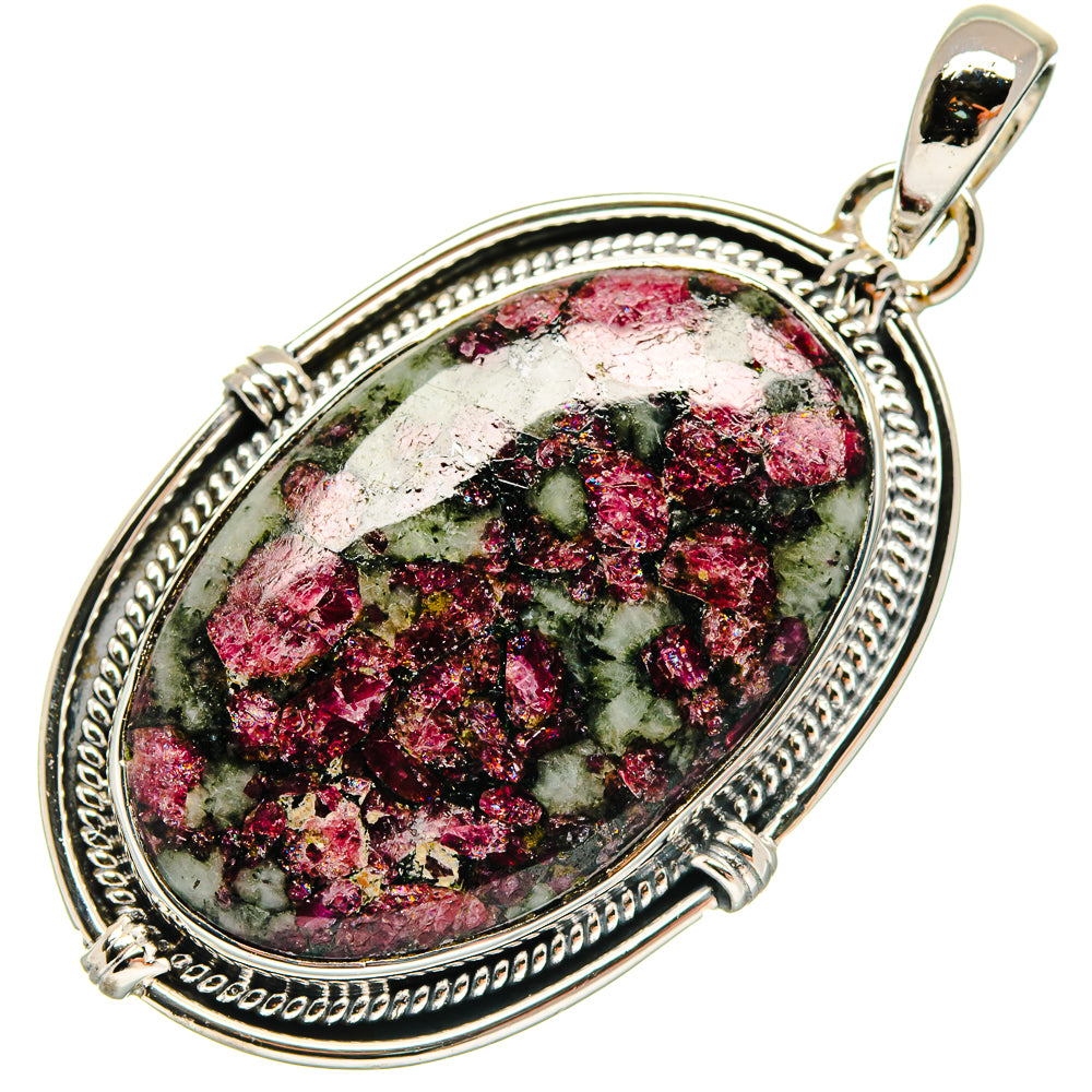 Russian Eudialyte Pendants handcrafted by Ana Silver Co - PD18539