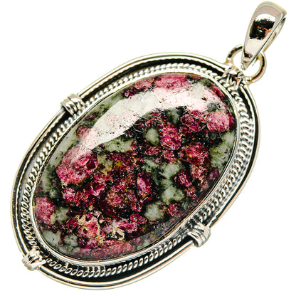 Russian Eudialyte Pendants handcrafted by Ana Silver Co - PD18539