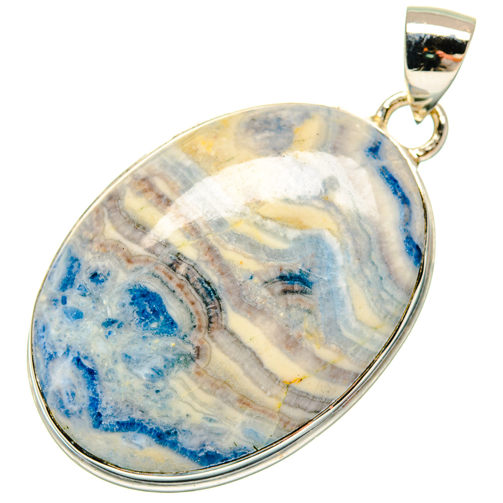 Blue Scheelite Pendants handcrafted by Ana Silver Co - PD18541