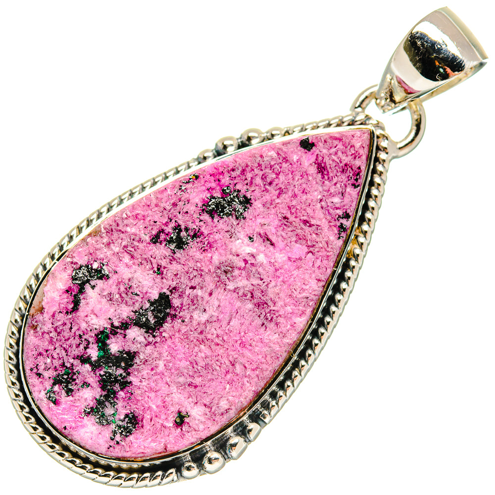 Cobalto Calcite Druzy Pendants handcrafted by Ana Silver Co - PD18555