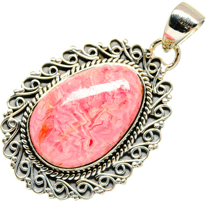 Rhodochrosite Pendants handcrafted by Ana Silver Co - PD18558