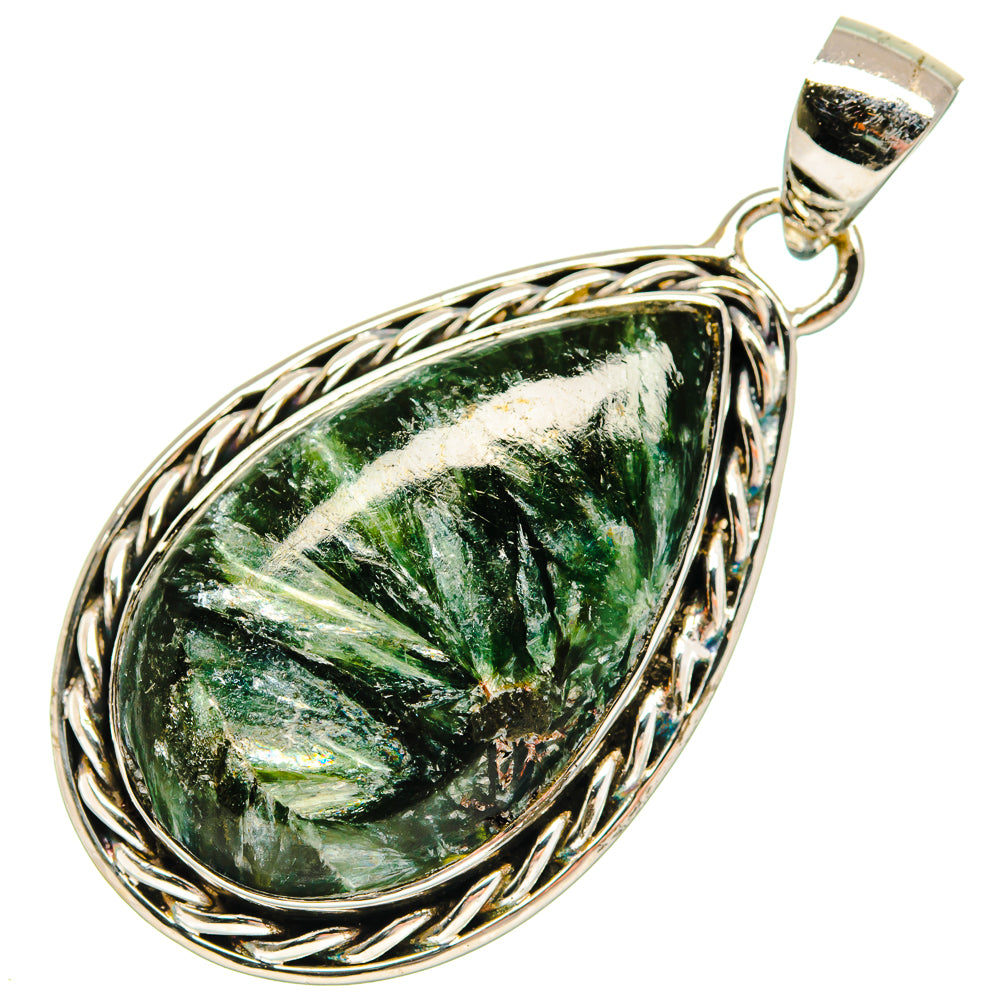 Seraphinite Pendants handcrafted by Ana Silver Co - PD18567