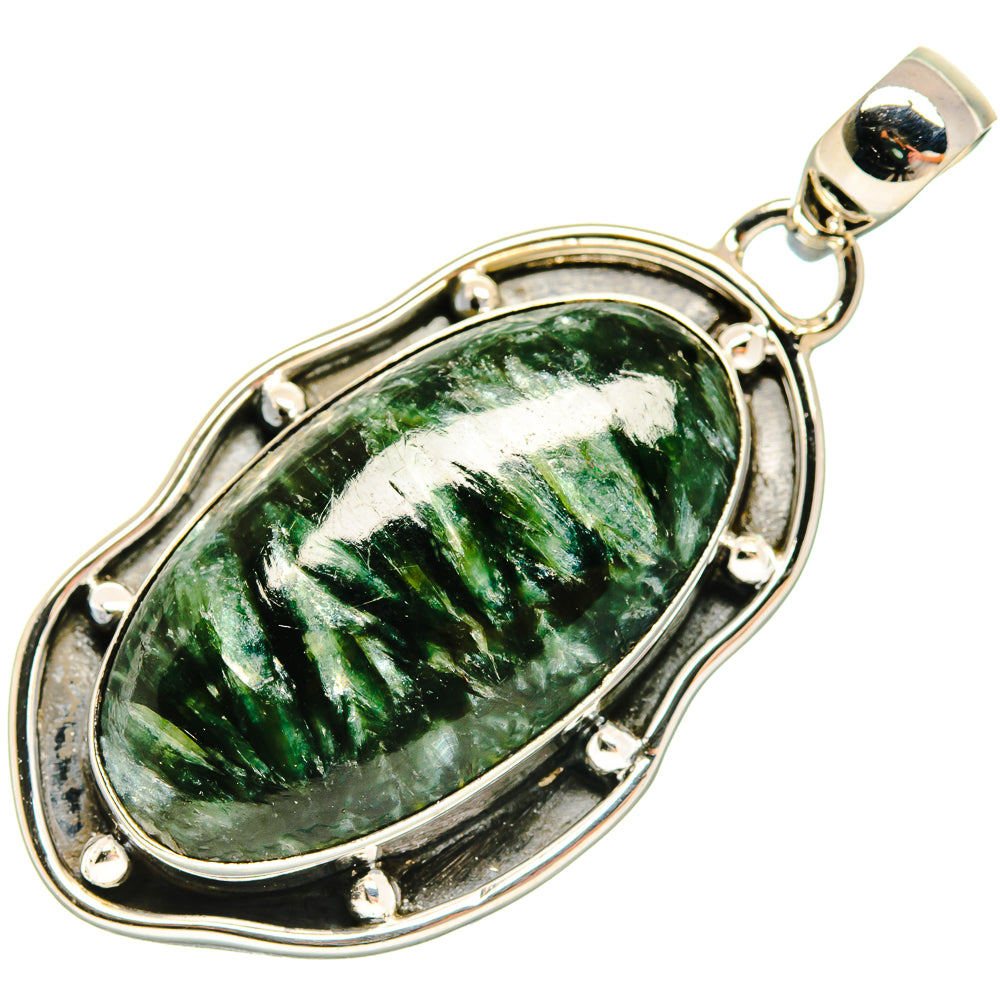 Seraphinite Pendants handcrafted by Ana Silver Co - PD18574
