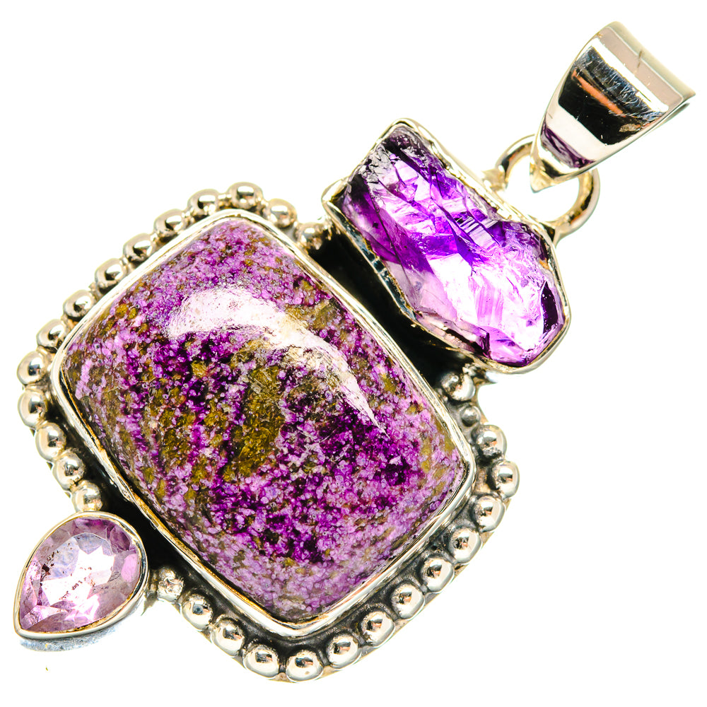 Stichtite Pendants handcrafted by Ana Silver Co - PD18575