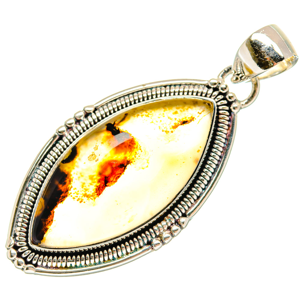 Montana Agate Pendants handcrafted by Ana Silver Co - PD18580 - Photo 2