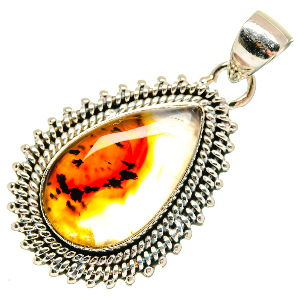 Montana Agate Pendants handcrafted by Ana Silver Co - PD18586 - Photo 2