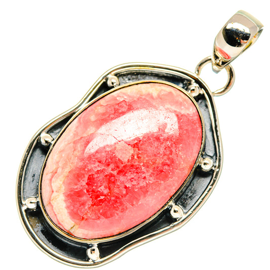 Rhodochrosite Pendants handcrafted by Ana Silver Co - PD18587