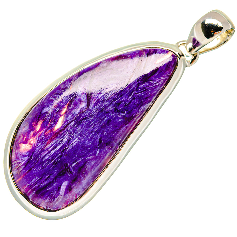 Charoite Pendants handcrafted by Ana Silver Co - PD18593