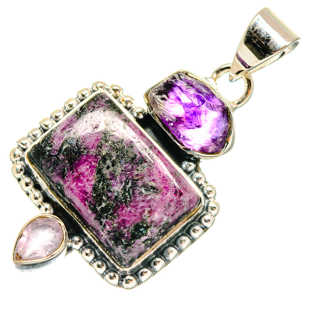 Russian Eudialyte Pendants handcrafted by Ana Silver Co - PD18596