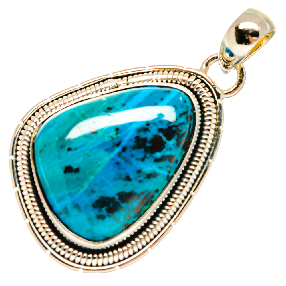 Shattuckite Pendants handcrafted by Ana Silver Co - PD18604