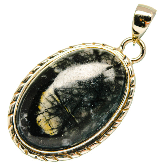 Picasso Jasper Pendants handcrafted by Ana Silver Co - PD18616