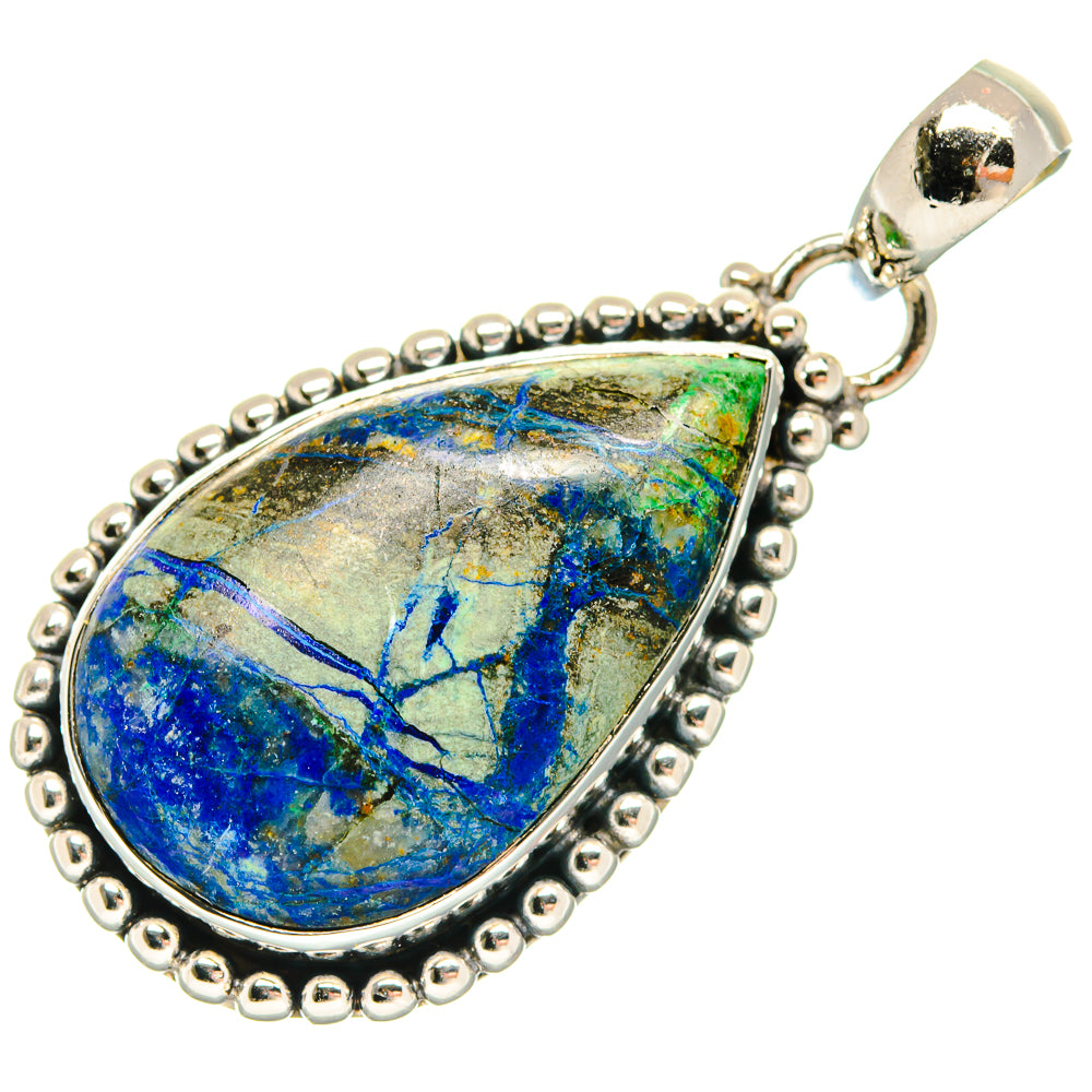 Azurite Pendants handcrafted by Ana Silver Co - PD18619