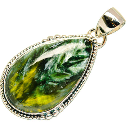Seraphinite Pendants handcrafted by Ana Silver Co - PD18625