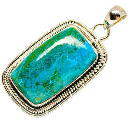 Chrysocolla Pendants handcrafted by Ana Silver Co - PD18629