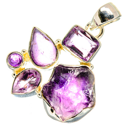 Amethyst Pendants handcrafted by Ana Silver Co - PD18632