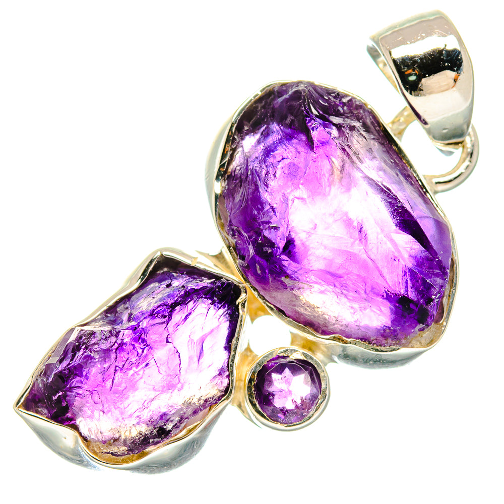 Amethyst Pendants handcrafted by Ana Silver Co - PD18638