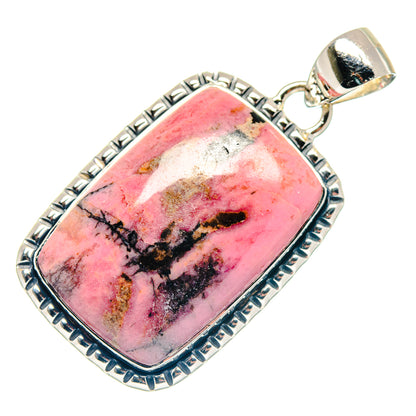Rhodonite Pendants handcrafted by Ana Silver Co - PD18662