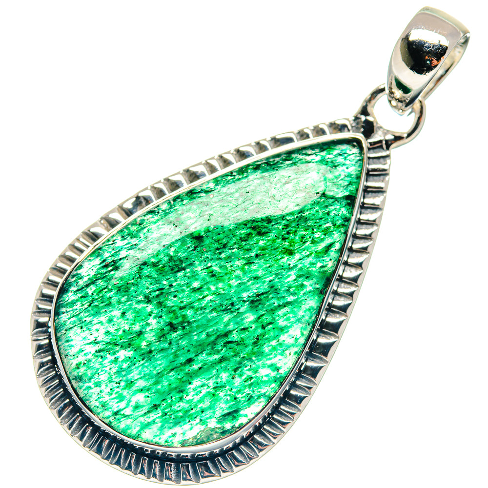 Green Aventurine Pendants handcrafted by Ana Silver Co - PD18671