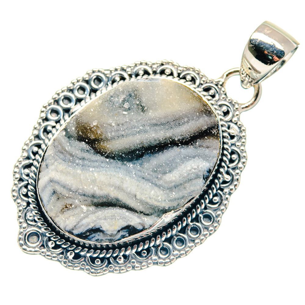 Desert Druzy Pendants handcrafted by Ana Silver Co - PD18681