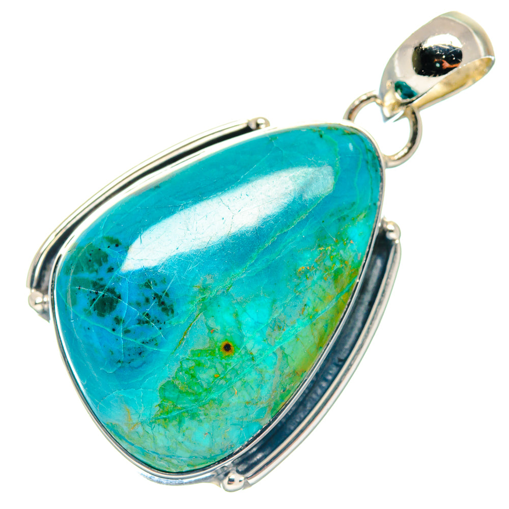 Chrysocolla Pendants handcrafted by Ana Silver Co - PD18683
