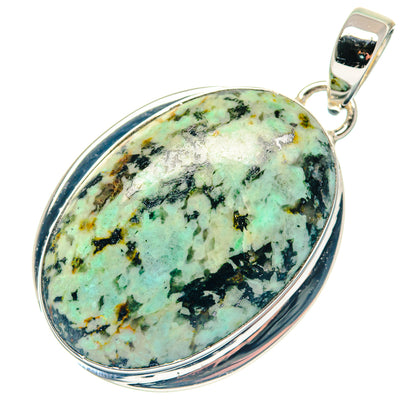 Tibetan Turquoise Pendants handcrafted by Ana Silver Co - PD18688