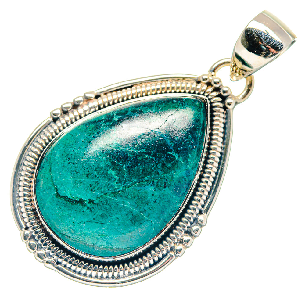 Chrysocolla Pendants handcrafted by Ana Silver Co - PD18691