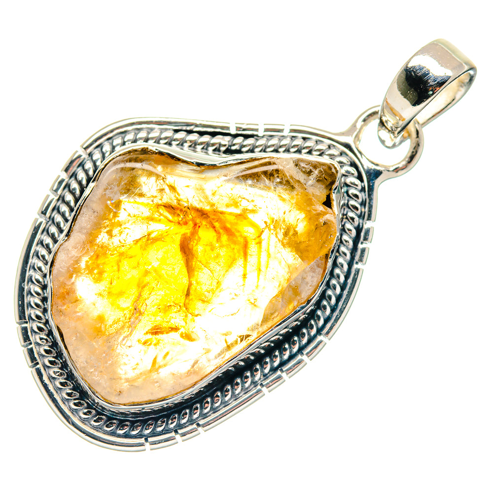 Citrine Pendants handcrafted by Ana Silver Co - PD18700