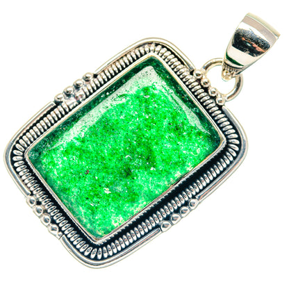 Green Aventurine Pendants handcrafted by Ana Silver Co - PD18703