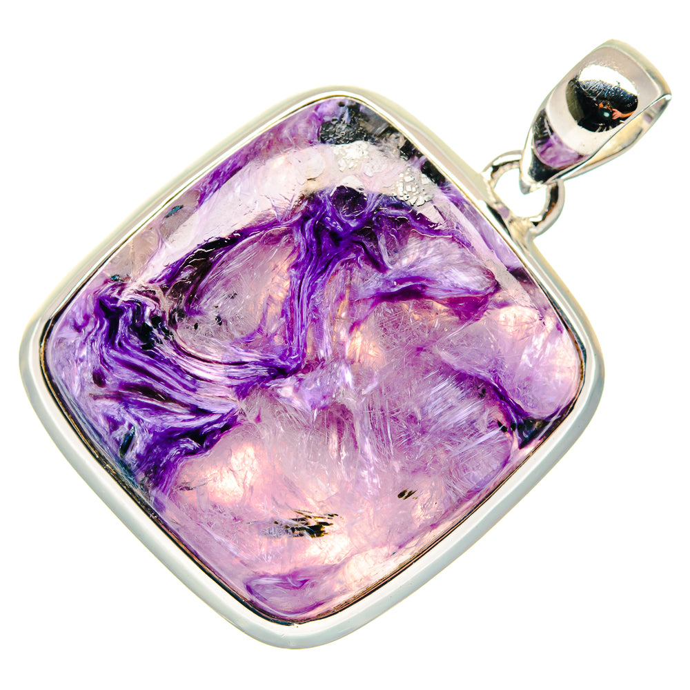 Charoite Pendants handcrafted by Ana Silver Co - PD18712