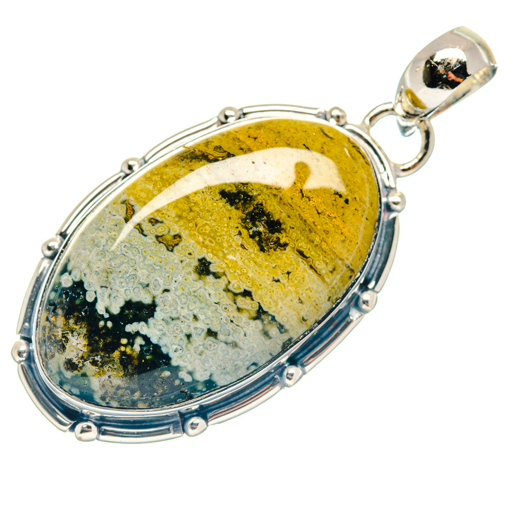 Ocean Jasper Pendants handcrafted by Ana Silver Co - PD18713